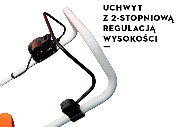 Komfortowy uchwyt kosiarki elektrycznej RME 235